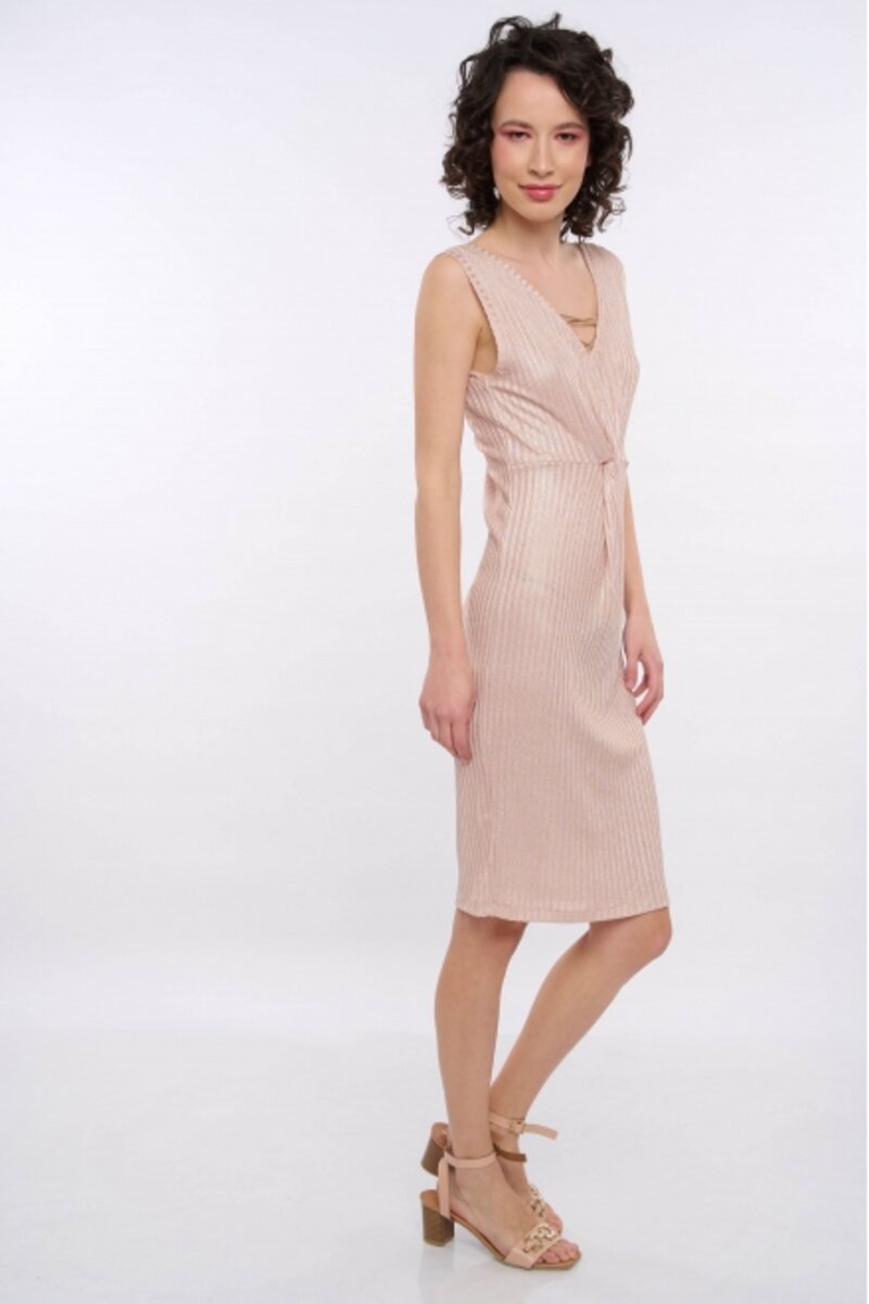 MIDI DRESS WITH KNOT IN THE MIDDLE