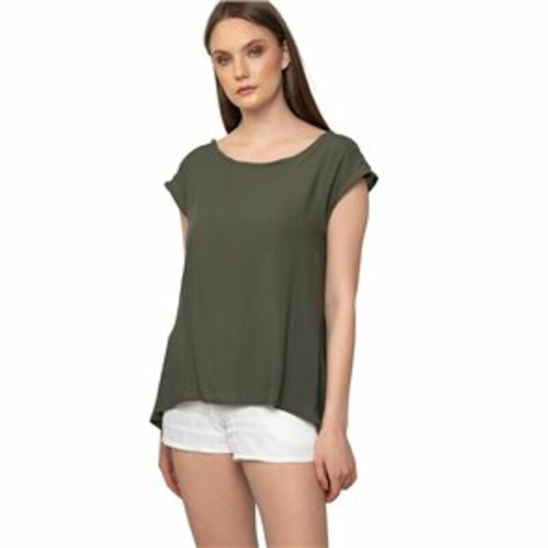 BLOUSE WITH SHORT SLEEVE 
