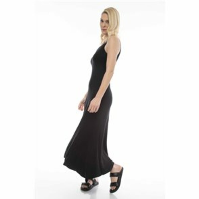 Maxi cloche dress without rail on the strap