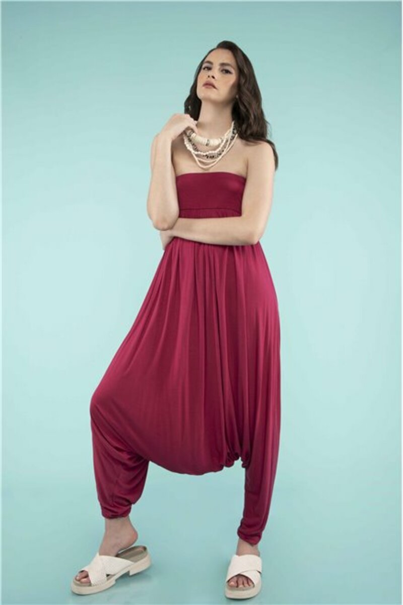 Strapless salwar dress