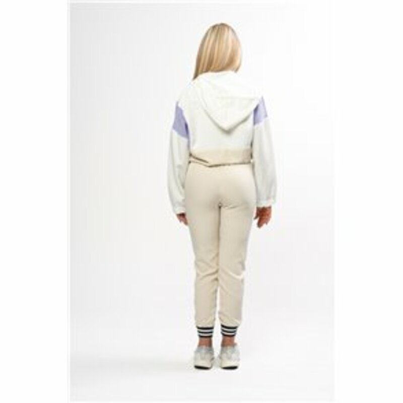 SPORT TROUSERS PASTEL SHADE WITH STRIPE ON THE SIDE